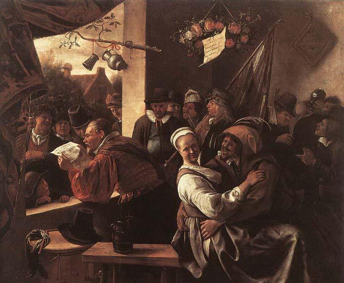 Jan Steen The Rhetoricians Germany oil painting art